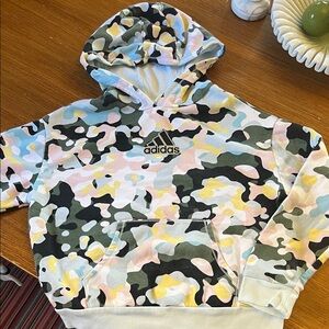 Adidas Kids Multicolor Camo Hoodie
